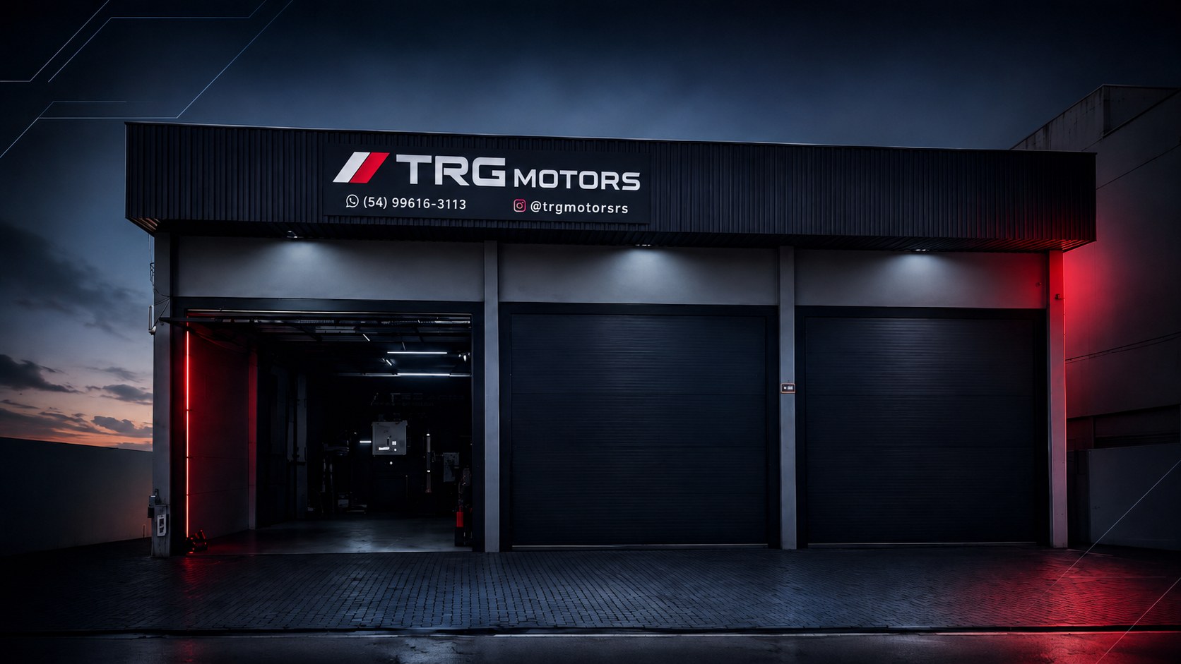 Fachada da TRG Motors em Passo Fundo, RS